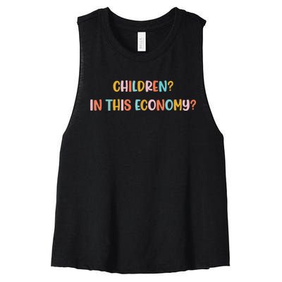 Children In This Economy Women's Racerback Cropped Tank