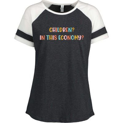 Children In This Economy Enza Ladies Jersey Colorblock Tee