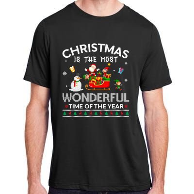 Christmas Is The Most Wonderful Time Of The Year Gift Adult ChromaSoft Performance T-Shirt