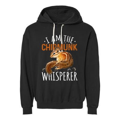 Chipmunk Im The Whisperer Chipmunk Garment-Dyed Fleece Hoodie