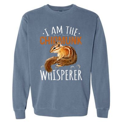 Chipmunk Im The Whisperer Chipmunk Garment-Dyed Sweatshirt