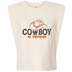 Cowboy In Training Western America Garment-Dyed Women's Muscle Tee