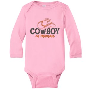 Cowboy In Training Western America Baby Long Sleeve Bodysuit