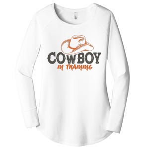 Cowboy In Training Western America Women's Perfect Tri Tunic Long Sleeve Shirt