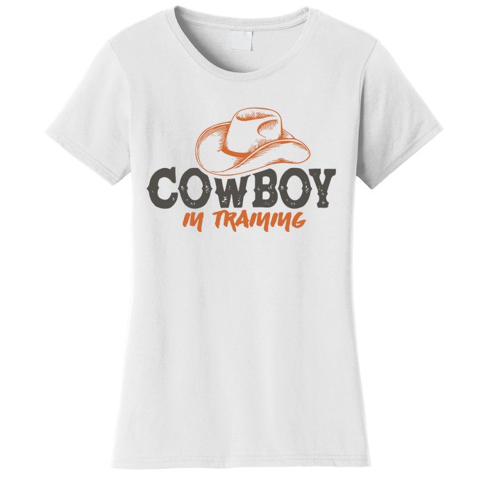 Cowboy In Training Western America Women's T-Shirt