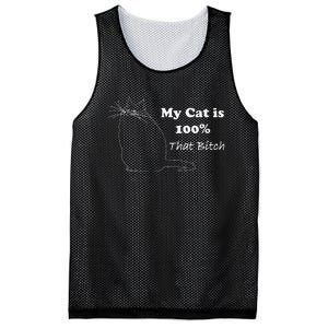 Cat Is That Bitch Mesh Reversible Basketball Jersey Tank