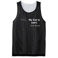 Cat Is That Bitch Mesh Reversible Basketball Jersey Tank