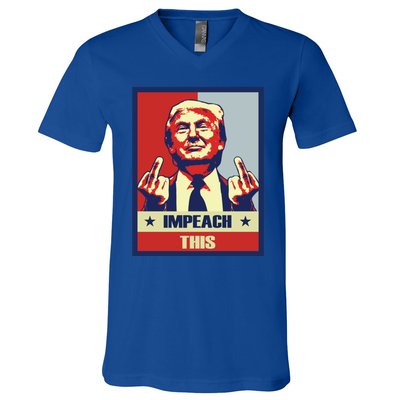 Conservative Impeach This Pro Donald Trump Republican Gift V-Neck T-Shirt