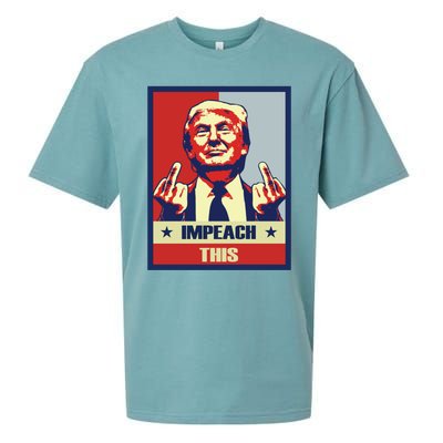 Conservative Impeach This Pro Donald Trump Republican Gift Sueded Cloud Jersey T-Shirt