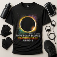 Carbondale Illinois Total Solar Eclipse April 8 2024 Performance Shirt