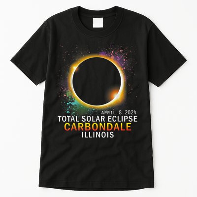 Carbondale Illinois Total Solar Eclipse April 8 2024 Tall T-Shirt