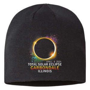 Carbondale Illinois Total Solar Eclipse April 8 2024 Sustainable Beanie