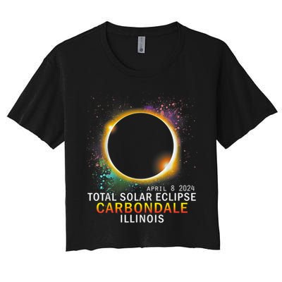 Carbondale Illinois Total Solar Eclipse April 8 2024 Crop Top