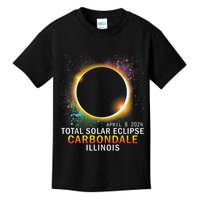Carbondale Illinois Total Solar Eclipse April 8 2024 Kids T-Shirt