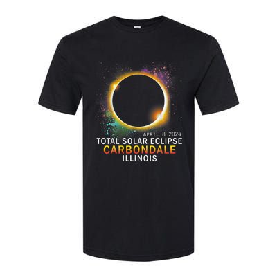 Carbondale Illinois Total Solar Eclipse April 8 2024 Softstyle CVC T-Shirt