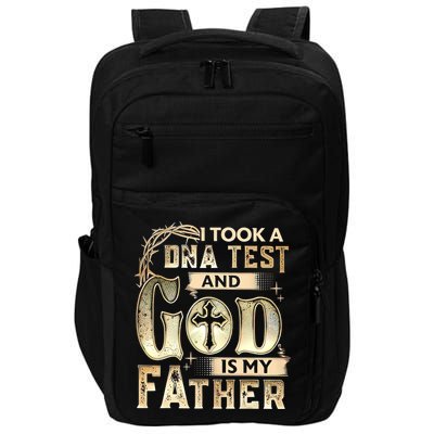 Christian I Took A DNA Test And God Is My Father Gospel Pray Impact Tech Backpack