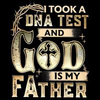 Christian I Took A DNA Test And God Is My Father Gospel Pray Sustainable Bucket Hat