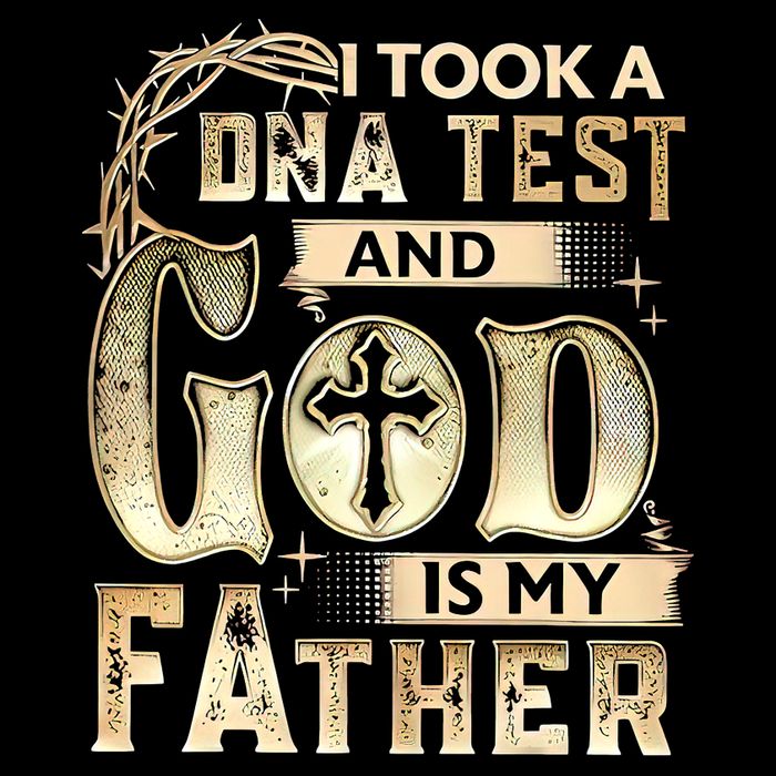 Christian I Took A DNA Test And God Is My Father Gospel Pray Sustainable Bucket Hat