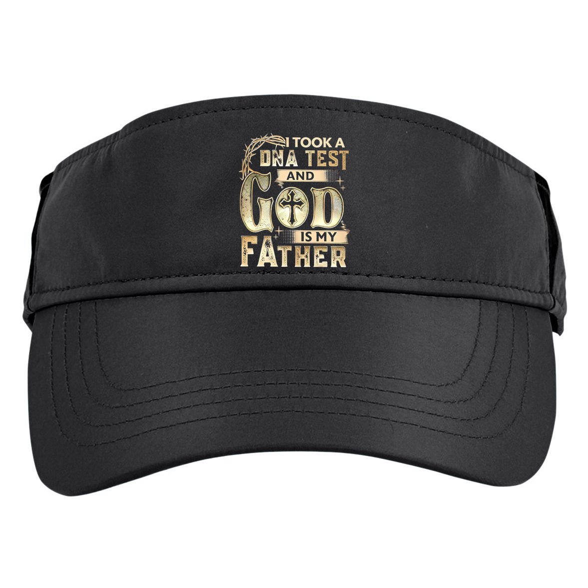 Christian I Took A DNA Test And God Is My Father Gospel Pray Adult Drive Performance Visor