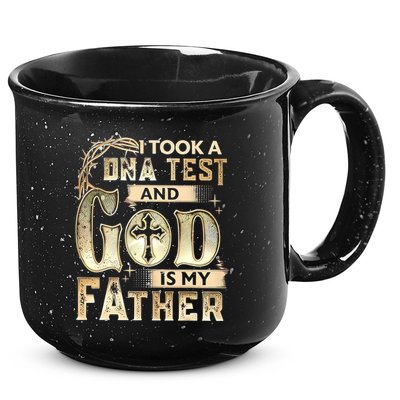 Christian I Took A DNA Test And God Is My Father Gospel Pray 15oz Campfire Ceramic Mug