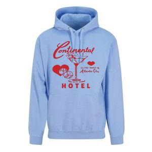 Continental In The Heart Of Atlantic City Hotel Unisex Surf Hoodie