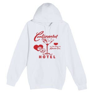 Continental In The Heart Of Atlantic City Hotel Premium Pullover Hoodie