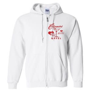 Continental In The Heart Of Atlantic City Hotel Full Zip Hoodie