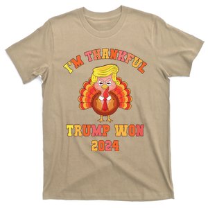 Cute IM Thankful Trump Won 2024 Return Inauguration T-Shirt