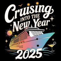 Cruising Into The New Year 2025 Family Vacation Holiday Doggie Tank