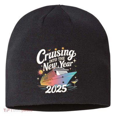 Cruising Into The New Year 2025 Family Vacation Holiday Sustainable Beanie