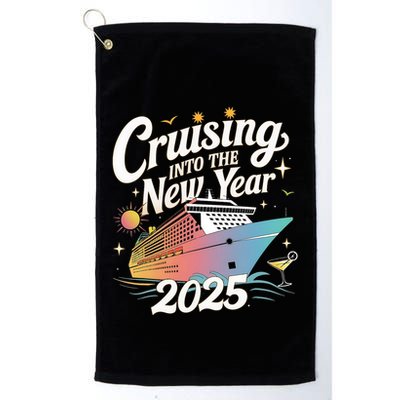Cruising Into The New Year 2025 Family Vacation Holiday Golf Towel
