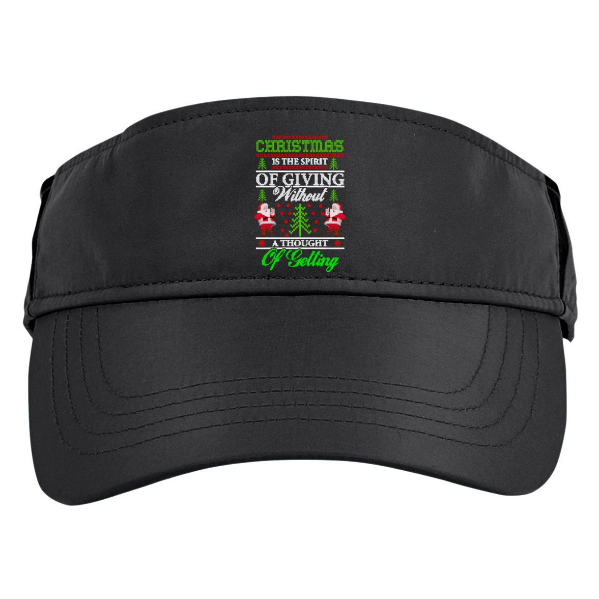 Christmas Is The Spirit Of Giving Adult Drive Performance Visor