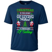 Christmas Is The Spirit Of Giving Cooling Performance Crew T-Shirt