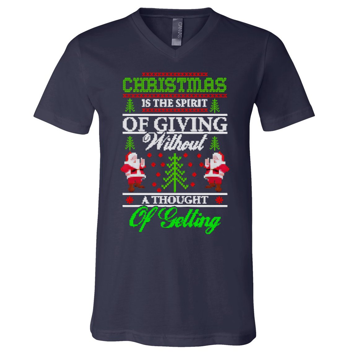 Christmas Is The Spirit Of Giving V-Neck T-Shirt