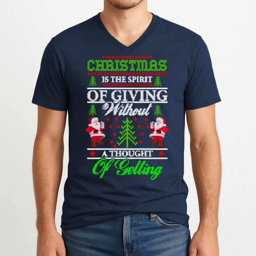 Christmas Is The Spirit Of Giving V-Neck T-Shirt