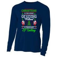 Christmas Is The Spirit Of Giving Cooling Performance Long Sleeve Crew