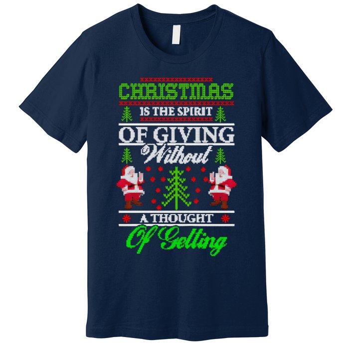 Christmas Is The Spirit Of Giving Premium T-Shirt