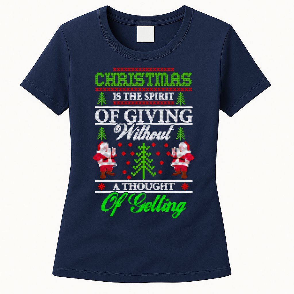 Christmas Is The Spirit Of Giving Womens T-Shirt