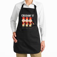 Crushin' It The Christmas Retro Holiday Cute Nutcracker Xmas Apron