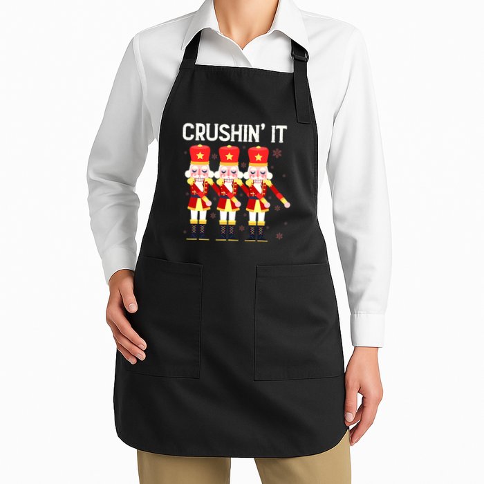 Crushin' It The Christmas Retro Holiday Cute Nutcracker Xmas Apron