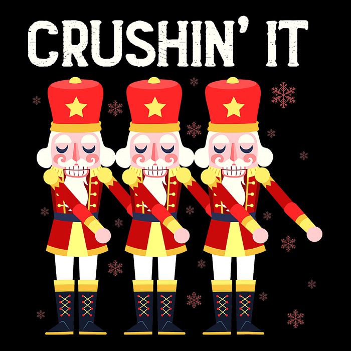 Crushin' It The Christmas Retro Holiday Cute Nutcracker Xmas Apron