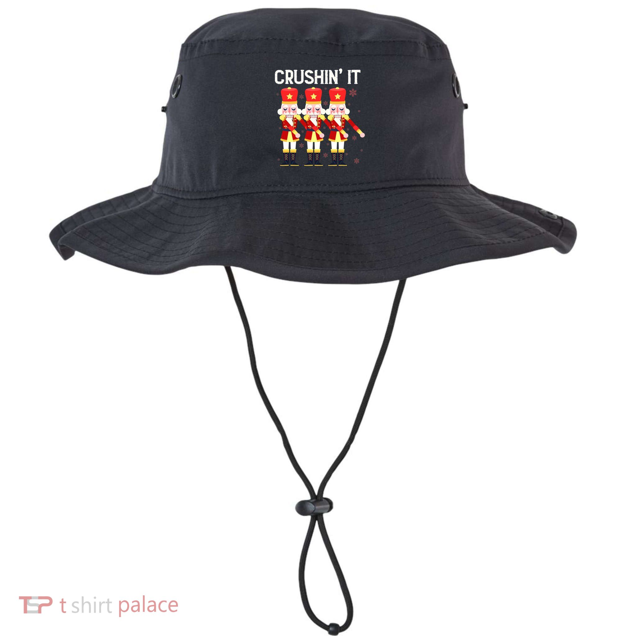 Crushin' It The Christmas Retro Holiday Cute Nutcracker Xmas Bucket Hat