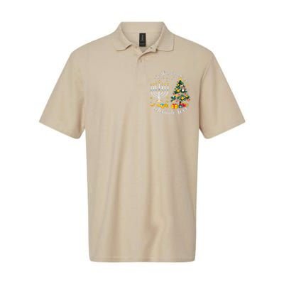 Christmas In This House We Celebrate Love Teacher Softstyle Adult Sport Polo