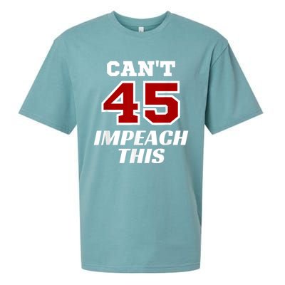 Cant Impeach This Trump Impeachment Champion Trump Wins Sueded Cloud Jersey T-Shirt