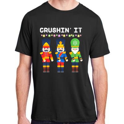 Crushin' It The Christmas Retro Holiday Cute Adult ChromaSoft Performance T-Shirt