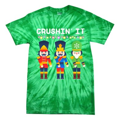 Crushin' It The Christmas Retro Holiday Cute Tie-Dye T-Shirt