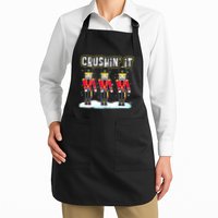 Crushin' It The Christmas Retro Holiday Cute Nutcracker Xmas Apron