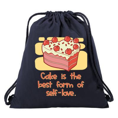 Cake Is The Best Form Of Selflove Sweet Baking Bliss Gift Drawstring Bag