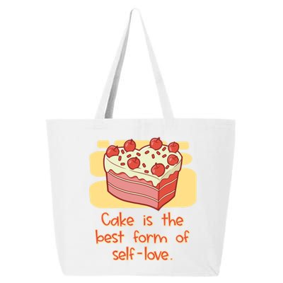 Cake Is The Best Form Of Selflove Sweet Baking Bliss Gift 25L Jumbo Tote