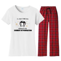 Can I Tell You About My Current Hyperfixation Women's Flannel Pajama Set